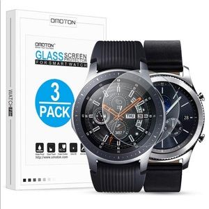OMOTON Samsung Gear S3 Glass Screen Protector
